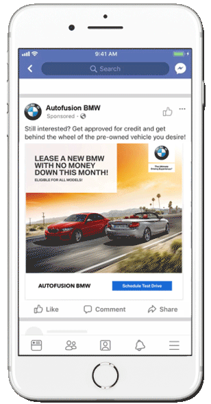 Automotive On-Facebook Destination Ads