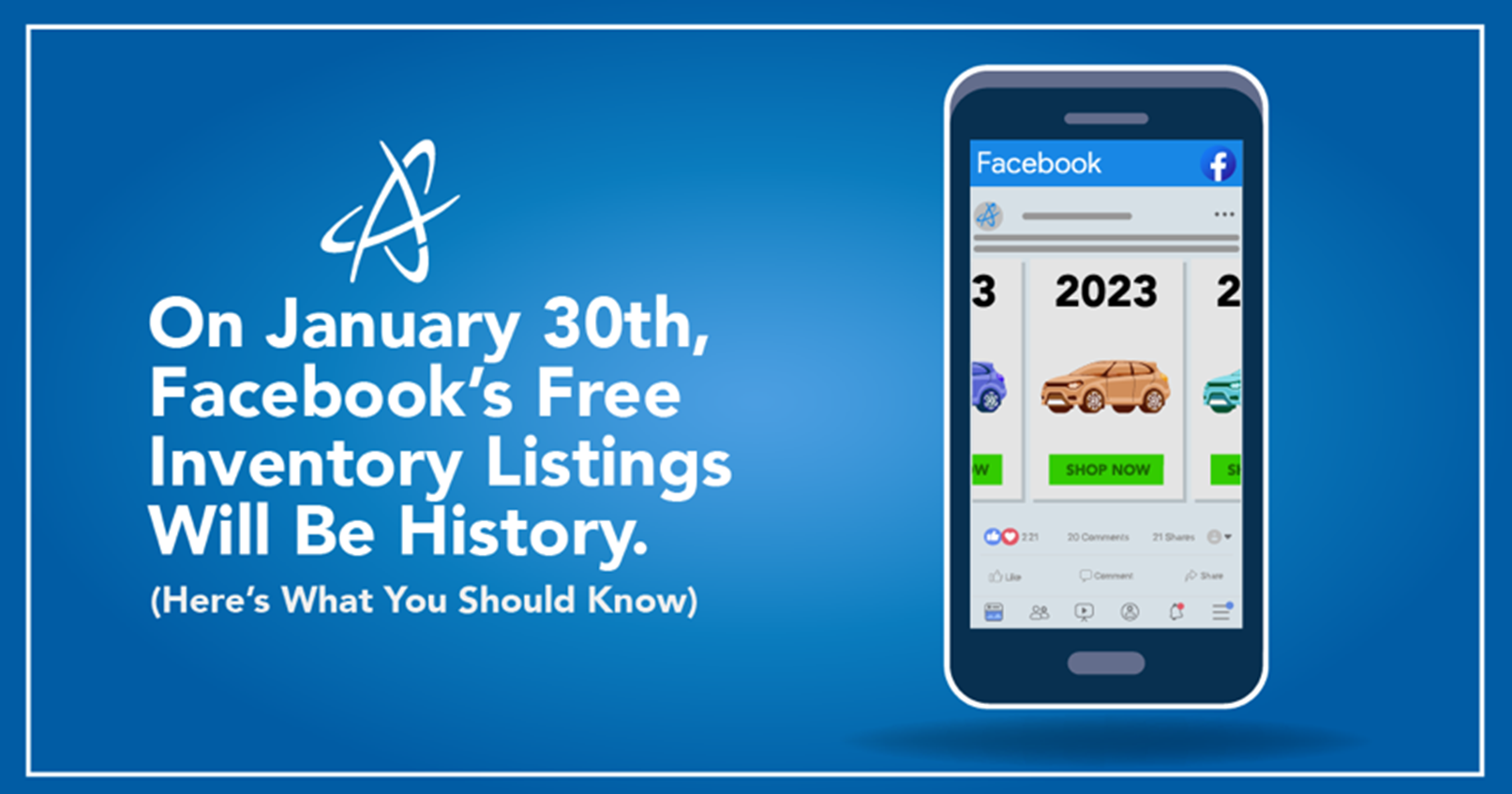 On January 30th, Facebook's Free Inventory Listings Will Be History